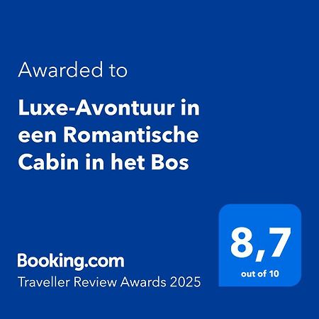 Luxe-Avontuur In Een Romantische Cabin In Het Bos Stekene Luaran gambar