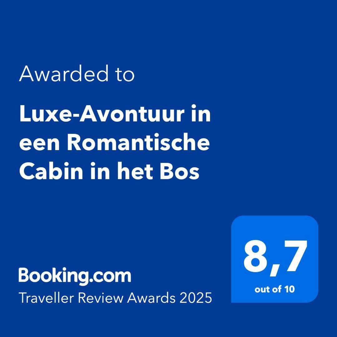 Luxe-Avontuur In Een Romantische Cabin In Het Bos Stekene Luaran gambar